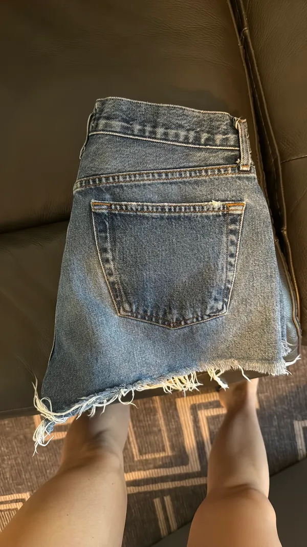 AGOLDE Shorts High-Rise Denim - Image 3