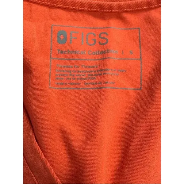 Figs Clay Casma Pocket Scrub Top Women’s Small - Image 2