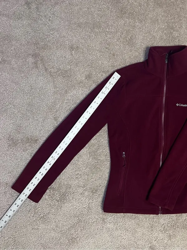 Columbia Women's Fleece Falls II Full-Zip Fleece Jacket Rich Wine Size M - Image 4