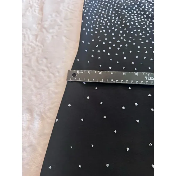 Onyx Nite Black Silver Sequin Strapless Evening Dress~ Size 10 - Image 11