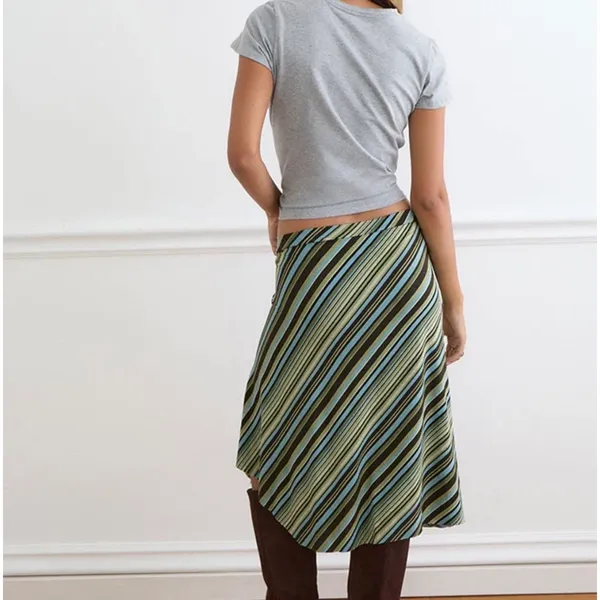 Motel Esmeray Midi Skirt Striped NWT - Image 2