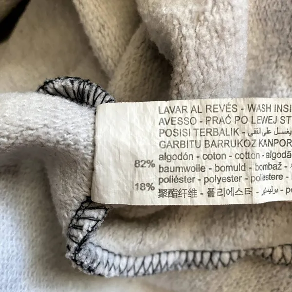 Zara Basic Snake Print Cropped Sweatshirt Crew Neck Animal Print Size‎ Large - Image 4