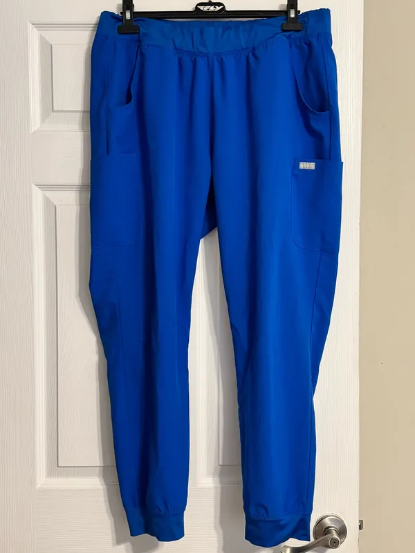 Womens Maevn Momentum Royal Blue Stretch Pull-on Yoga Waist Joggers 5092 Size XL - Image 3