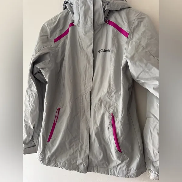 Columbia Women’s Gray‎ Jacket With Hood - Image 2