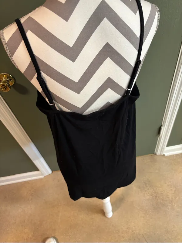 torrid Black Crisscross V-Neck Tank - Image 2