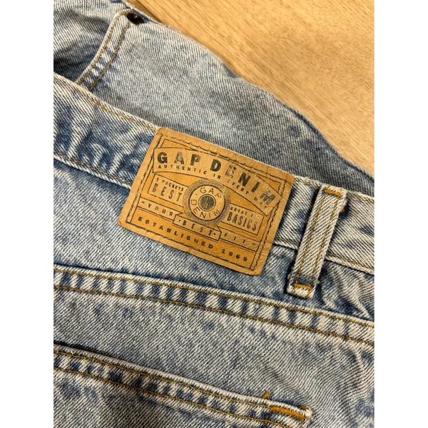Vintage‎ GAP Reverse Fit MOM Jeans Womens 10T Light High Rise Tapered 90s Denim - Image 4