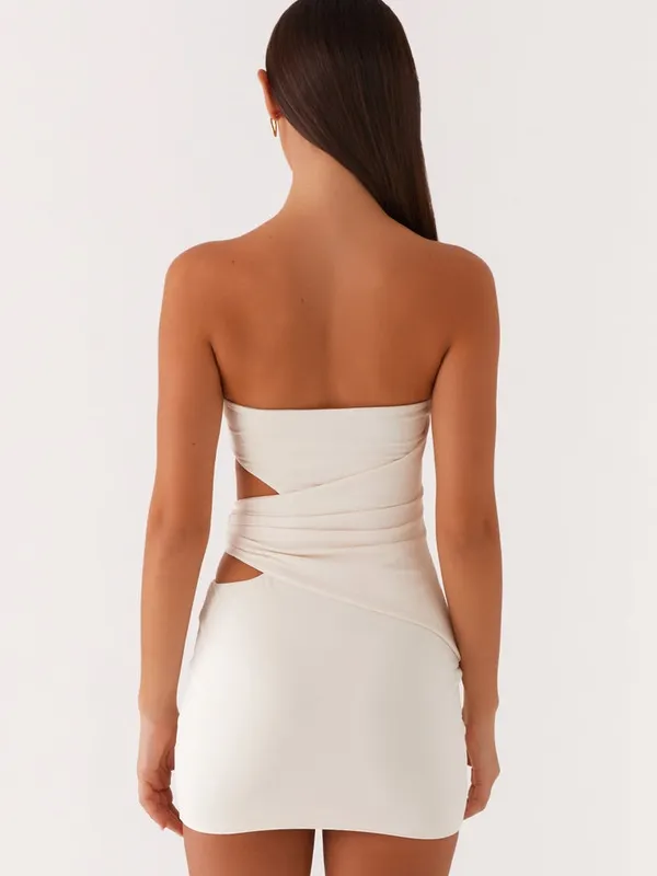 Peppermayo So Iconic Mini Dress - Ivory - Image 2