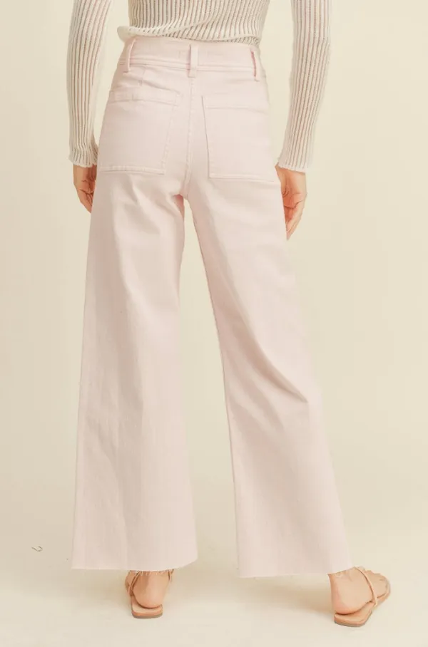 Miou Muse Straight Wide Leg Denim Pants - Image 3