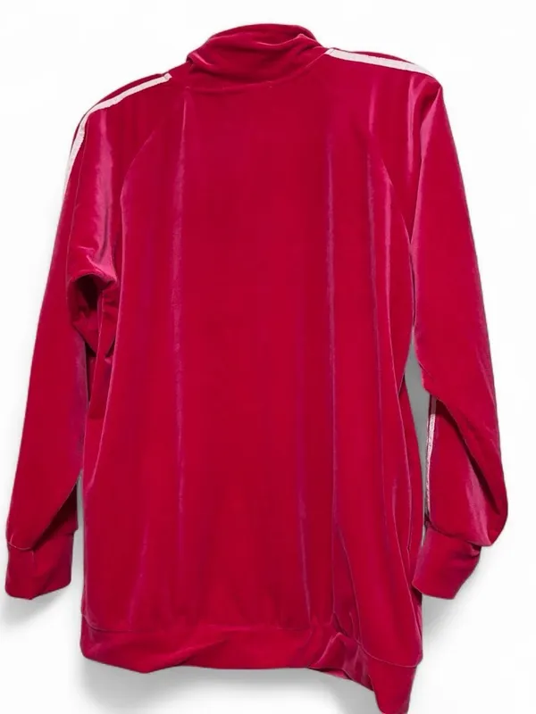 NWOT Uzbek Asian style fushia hot pink velour two piece tracksuit - Image 2
