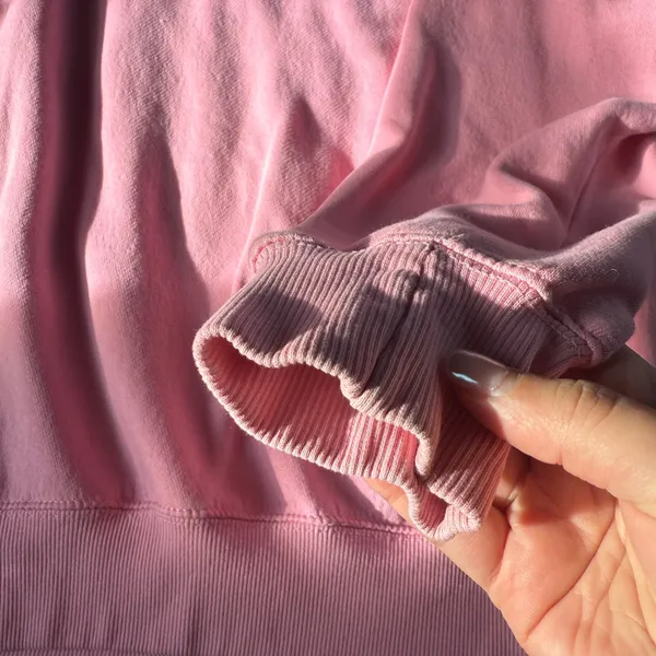 Pink Smiley Face Sweatshirt Size M - Image 5