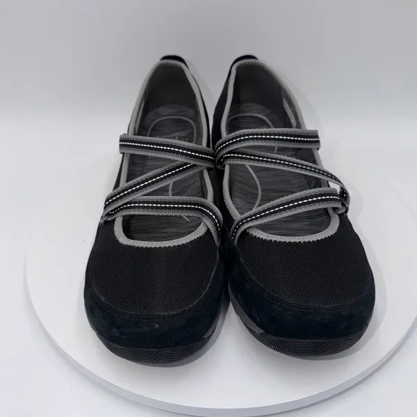 Dansko Womens Hazel Black Suede Mesh Mary Jane Flats Sneakers Size 42 11.5-12 - Image 3