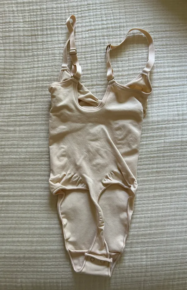 SKIMS Seamless Sculpt Thong Bodysuit in “Sand” - Image 2