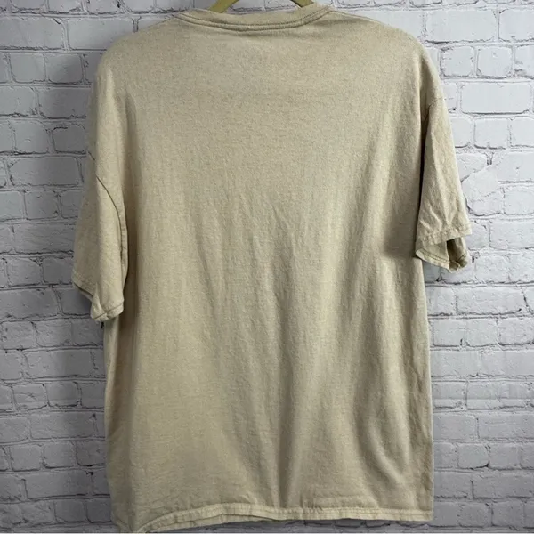 DOM Happiness is a state of mind retro hippie mushroom print tee size XL - Image 6