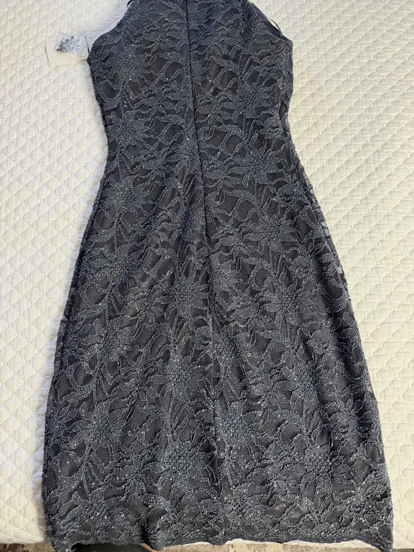 * Elegant Black Lace Dress - Image 2