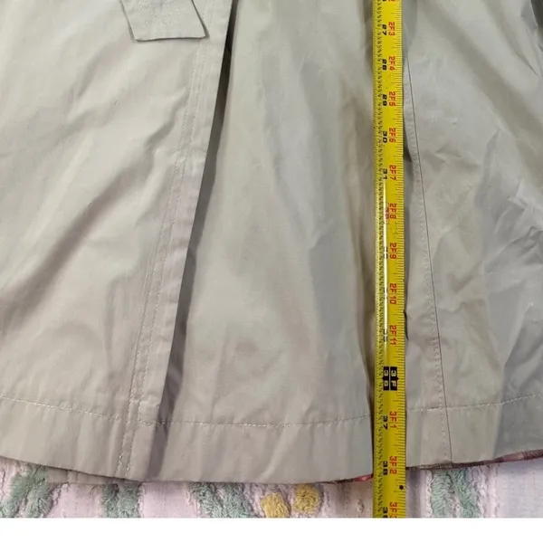1 Madison Classic Double Breasted Belted Trench Coat Light Sage Green Size S‎ - Image 5