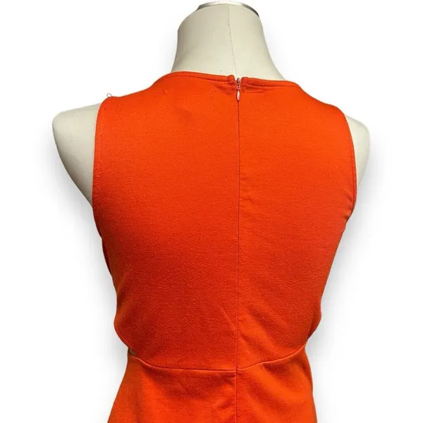C&V Chelsea & Violet Keyhole Side Cutout Fit Flare Burnt Orange XL - Image 5