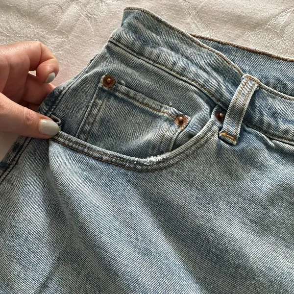 Abercrombie & Fitch Size 33/16S Womens Jeans 90s Slim Straight Ultra High Rise‎ - Image 13