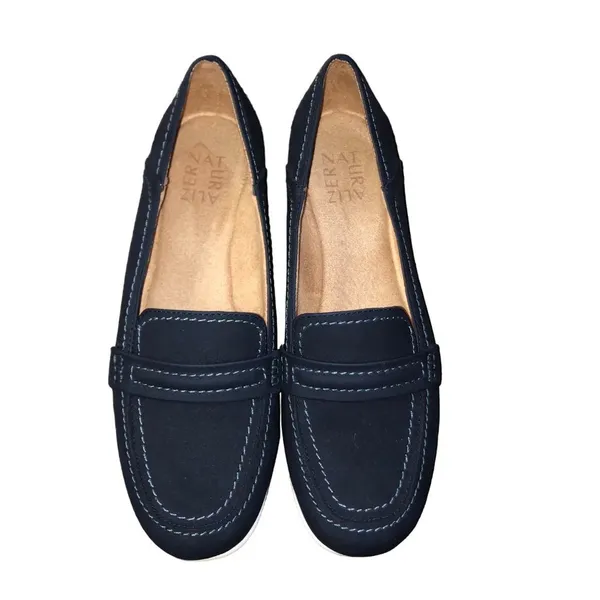 Naturalizer Dannah Loafers Womens 8M Used Blue - Image 4