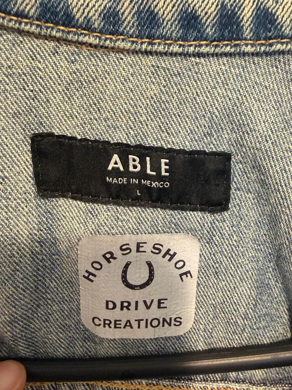 Jean Jacket Blue Size L - Image 3