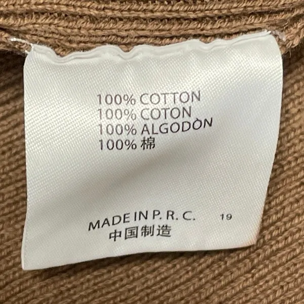 Brandy Melville Brown Sleeveless Ribbed Knit Button Down Vest Crop Top Size S - Image 5