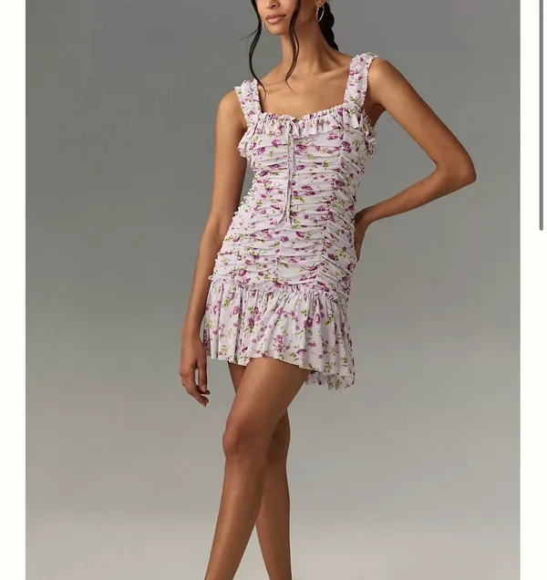 Anthropologie Floral Dress - Image 2