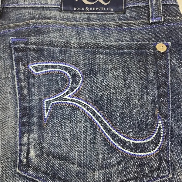 Rock & Republic Jeans‎ Womens Kassandra 31x28 Slim/Straight RN# 110113 CA# 19371 - Image 11