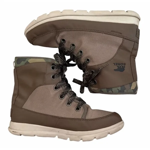 Sorel Explorer 1964 Boots Sage, Waterproof Snow And‎ Rain Boots Women's Size 10 - Image 7