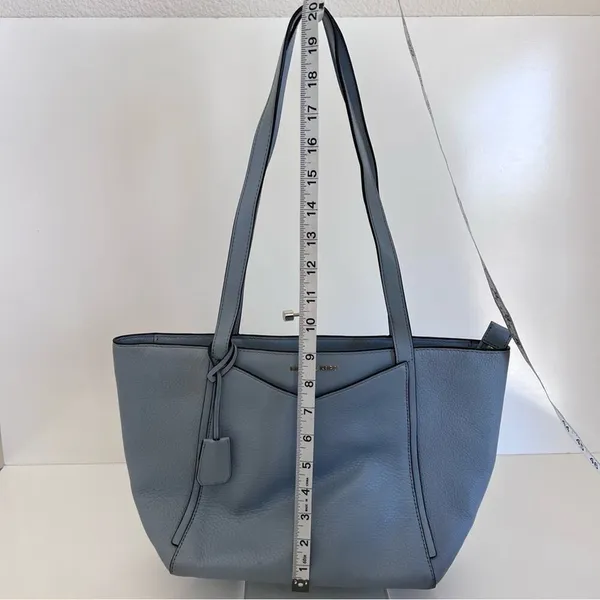 Michael Kors Whitney‎ Pebbled Leather Tote Pale Blue - Image 9