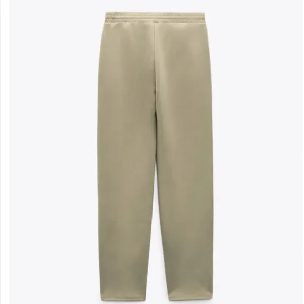 NWT Zara woman’s Side Stripe Retro Joggers Pants Green Small - Image 4