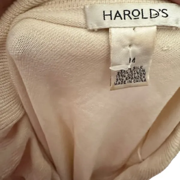 Vintage Harold's Silk‎ Blend Cardigan Sweater - Image 6
