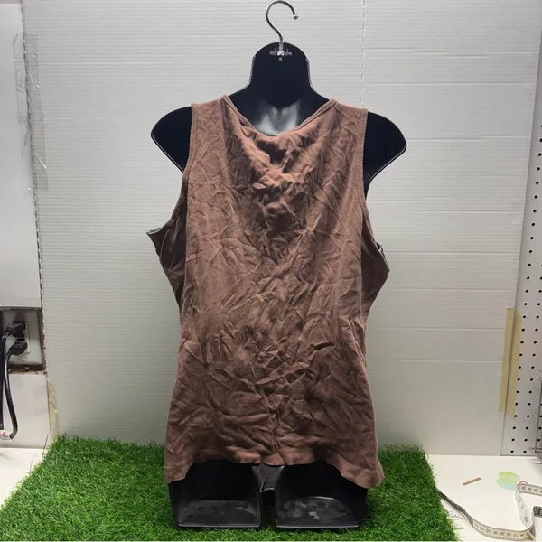 Bisou Bisou Y2K Lace Floral Silk Cami Tank Top - Image 4
