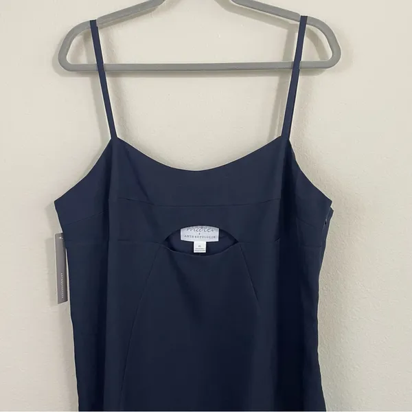 NEW Anthropologie Mare‎ Mare Navy Cut Out Shift Mini Dress Size XL - Image 3