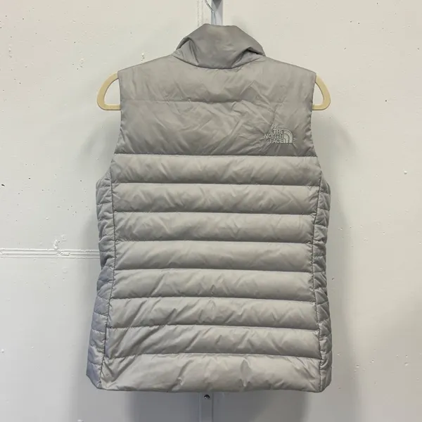 The North Face Womens Aconcagua 3 Vest Down Feather Light Gray Medium Athleisure - Image 2