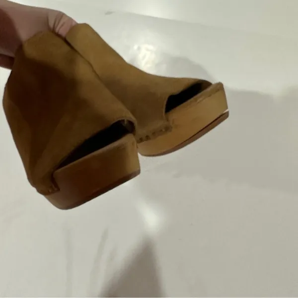 Dolce Vita Tan‎ Suede Fridge Wedge Clog Sandals Size 9 - Image 5
