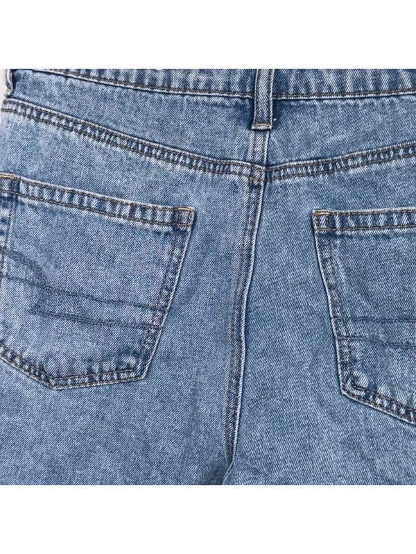American Eagle Mom Shorts Size 4 High Rise Denim - Image 6