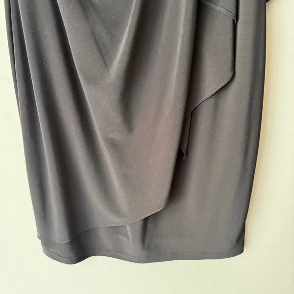 Cache sz 8 Black one shoulder mini Dress‎ - Image 3