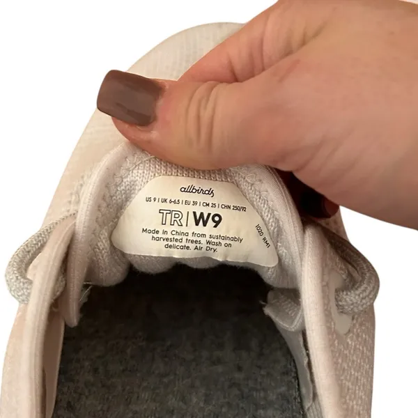 allbirds White Sneakers Sz 9 Women - Image 7