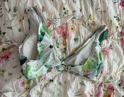 Cactus Bikini Top Green Size M - Image 2