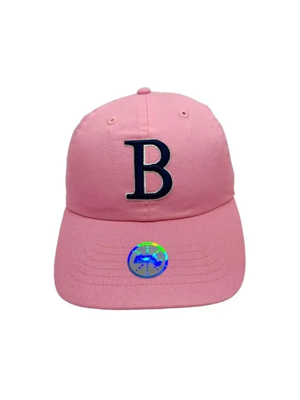 Boston pink baseball cap hat for women 100% cotton, adjustable siz - Image 2