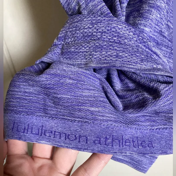 *Lululemon Athletica Heather Purple Racerback Athletic Tank Top #Gy - Image 3
