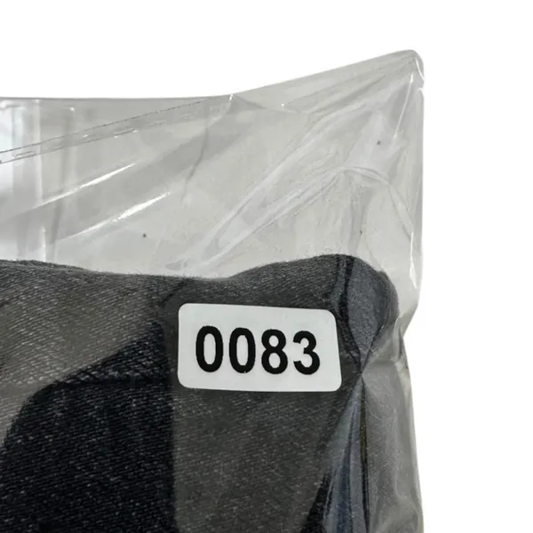 H&M Divided Womens Black Denim Bodycon Mini Dress Size Large Side Zip | 0083 - Image 9
