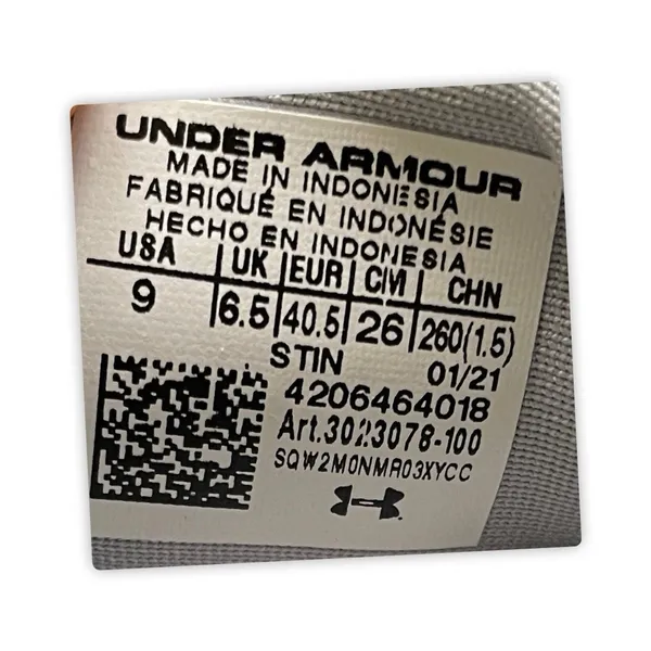 Under Armour Women’s Size 9 Gray Mesh Running Shoes Lace Up NWOT - Image 5