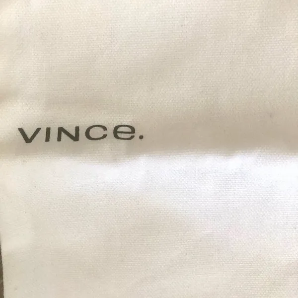 Vince white drawstring dust bag - Image 2