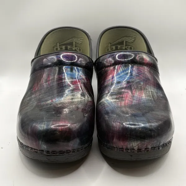 Dansko XP 2.0 Size 40 (9.5-10) Purple Blue Brushed Leather Comfort Shoes Nurse - Image 2