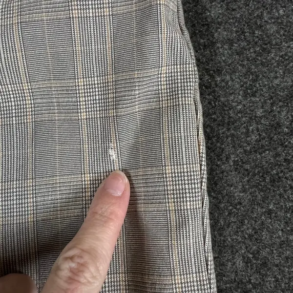 Ophelia Roe Grey Glen Plaid Pull On Dress Pants Womens Medium Business Casual - Image 4