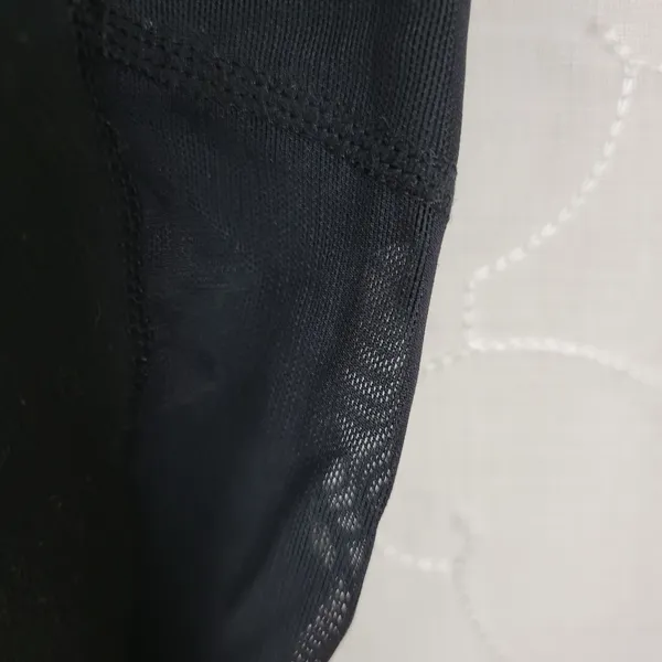 Powerhold by Fabletics Womens Leggings Size XXS Black See Through Mesh‎ Trim - Image 3