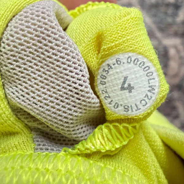 Lululemon Flow Y Bra Nulu Electric Lemon Neon Yellow Size 4 W2CTIS - Image 4