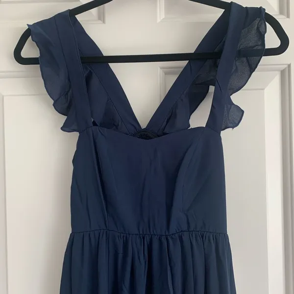Show Me Your Mumu Weddings June Maxi Dress - Size XS - Rich Navy Crisp -‎ NWT - Image 7