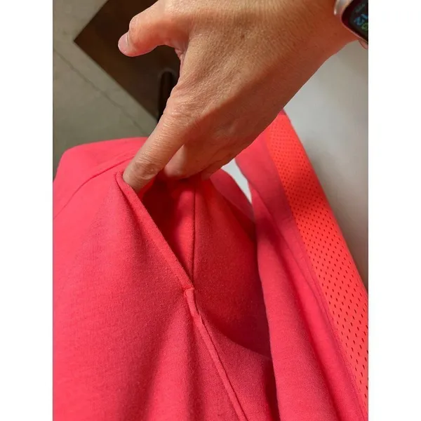 Under Armour Sweatshirt‎ Women Small Pink Loose Fit Mock Neck Pullover Athletic - Image 5