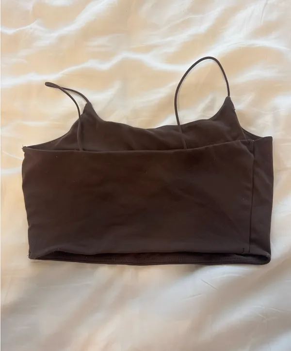 Cropped brown cami garage  - Image 3